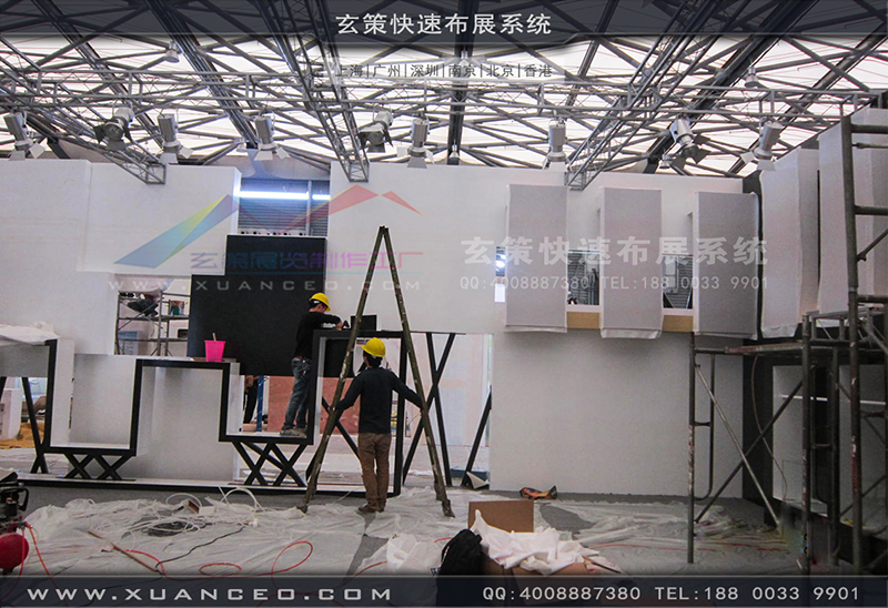 魯泰紡織香蕉视频最新网址-紡織展展台搭展-上海大香蕉网址展覽工廠13