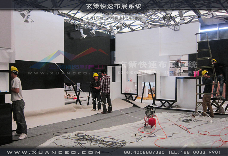 魯泰紡織香蕉视频最新网址-紡織展展台搭展-上海大香蕉网址展覽工廠14